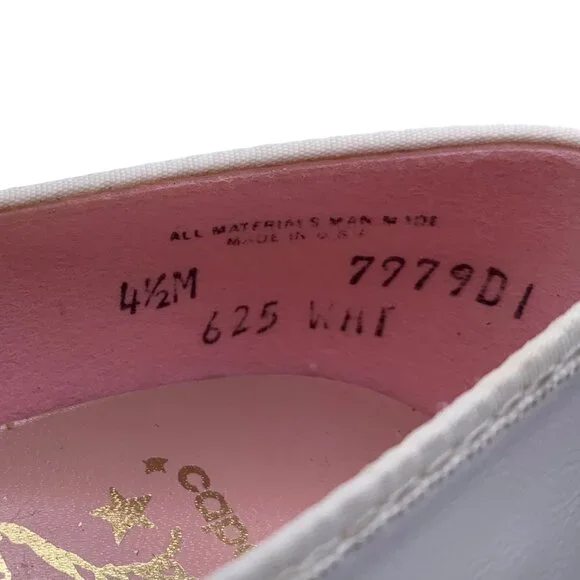 Capezio Mary Jane Tap Shoes White Womens 4.5 Girls 3 Dance New Recital 625 - Picture 7 of 9